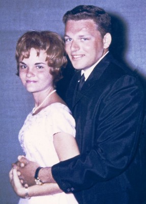 Allen and Myra Mills, founders of Factory Tire, in a vintage portrait